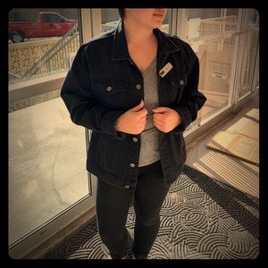 Rolling Stones Black Denim Jacket